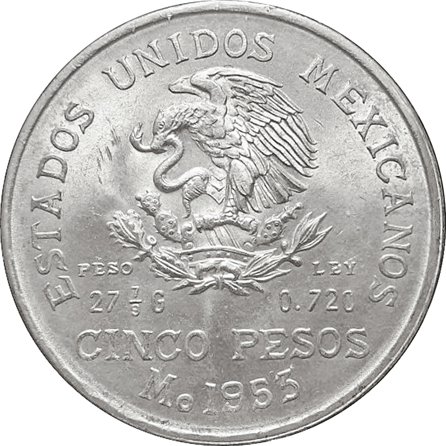 monedas de 5 pesos mexicanos conmemorativas