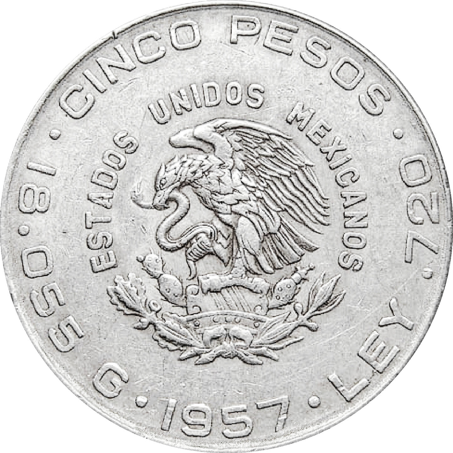 monedas de 5 pesos mexicanos conmemorativas