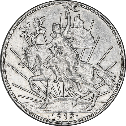 Moneda 1 Peso Caballito Plata (Año Aleatorio, Condición Regular)