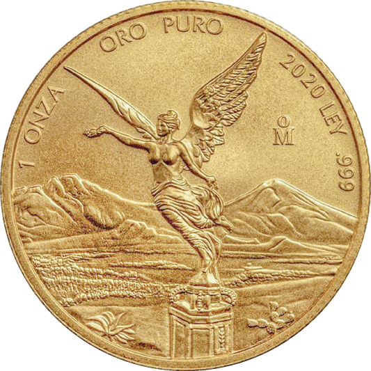Moneda 1 Onza Libertad Oro (Año Aleatorio, Condición Bueno/Regular)