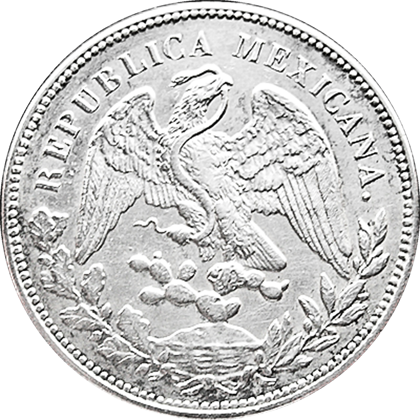 Moneda 1 Peso Fuerte/Porfiriano Plata (Año/Ceca Aleatorio, Condición Regular)