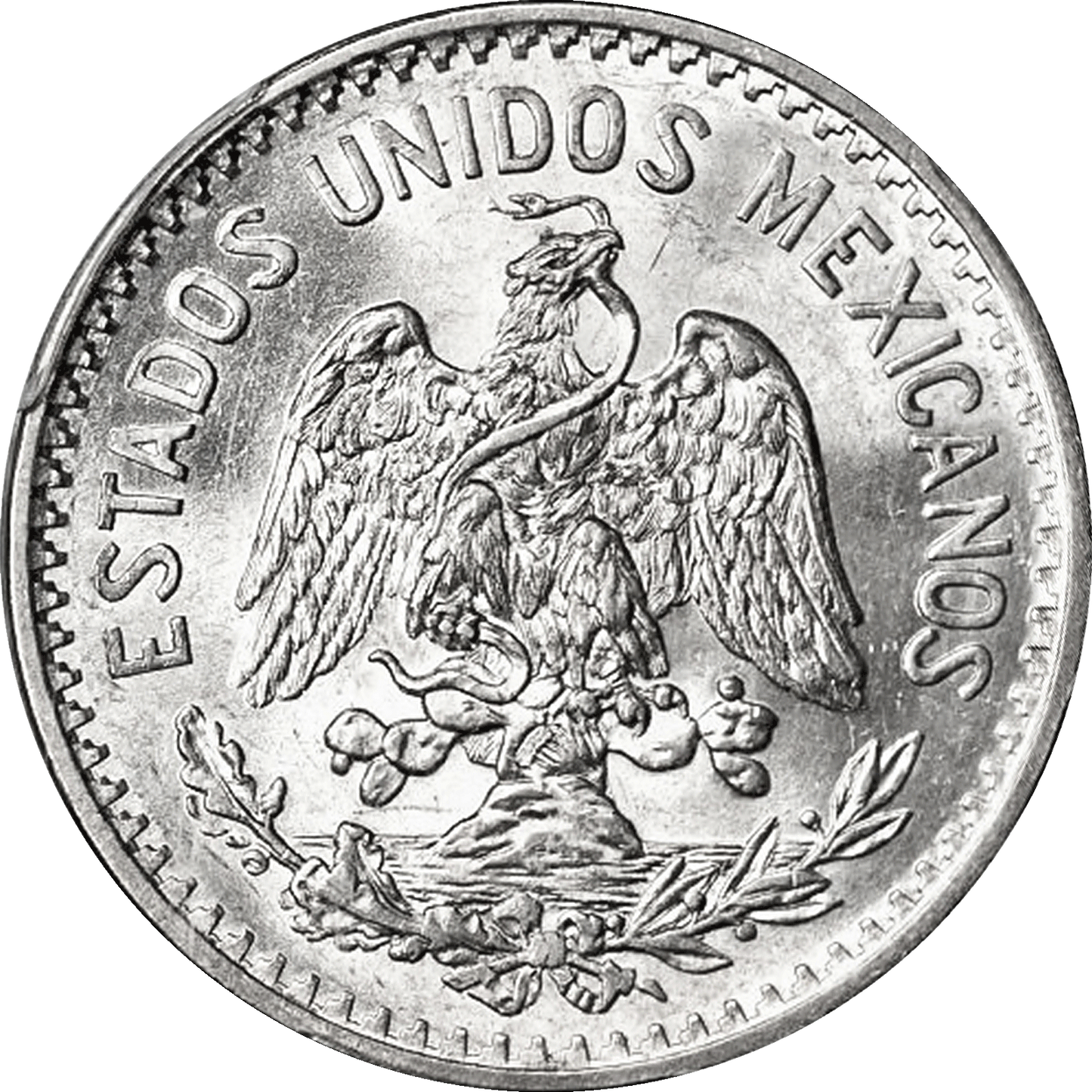 Moneda 50 Centavos Plata (Año Aleatorio, Condición Bueno/Regular)