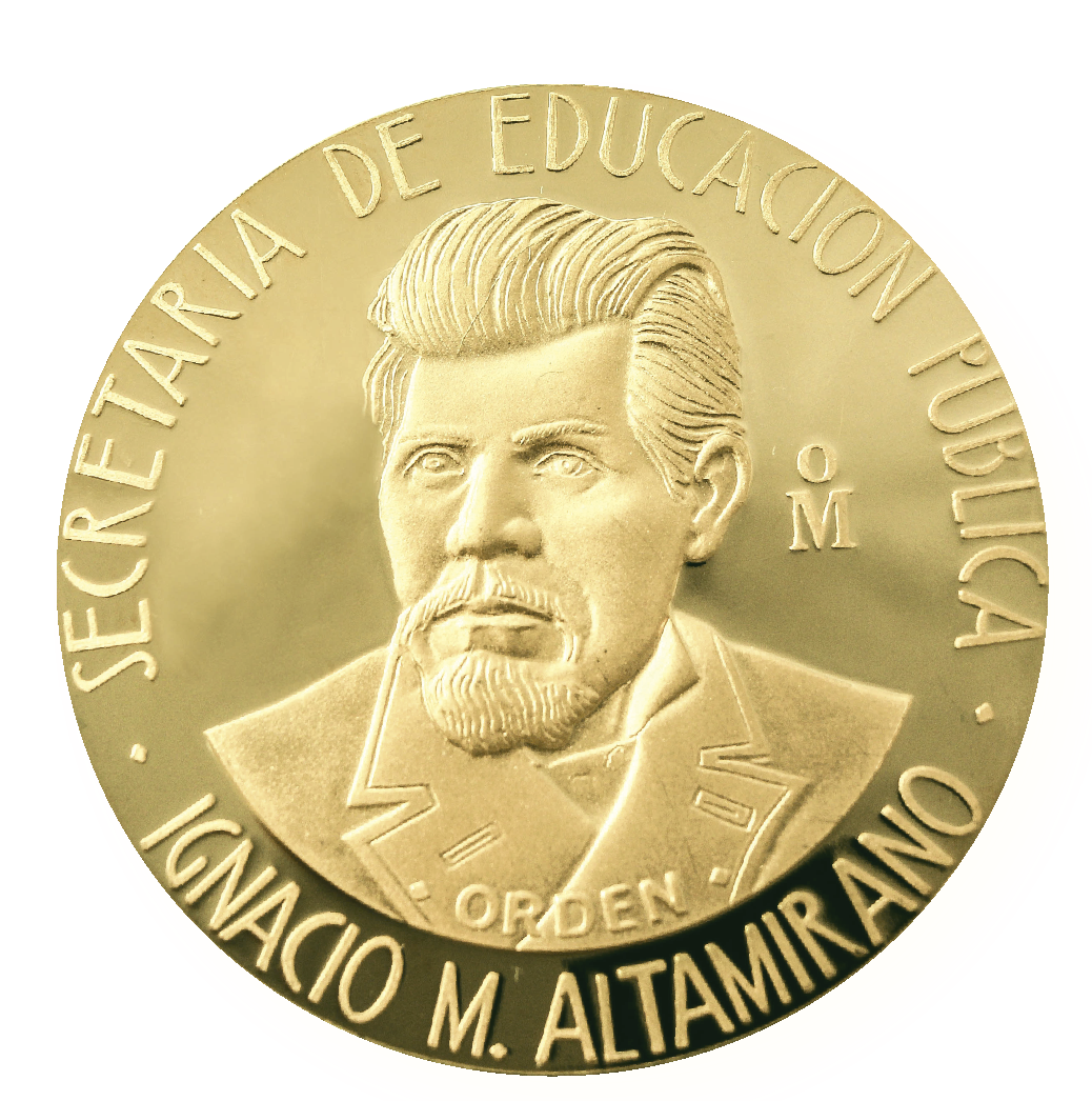 Medalla Ignacio M. Altamirano Oro (Sin Año, Condición Bueno/Regular)