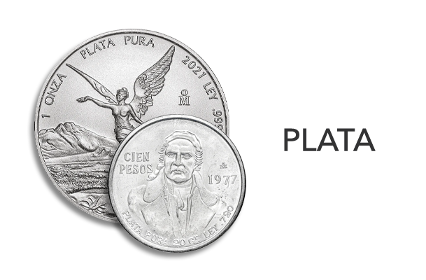 monedas de plata