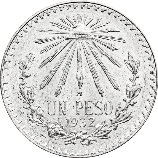 Moneda 1 Peso Resplandor Plata