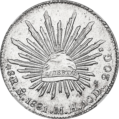 Moneda 8 Reales Plata (Año/Ceca Aleatorio, Condición Regular)